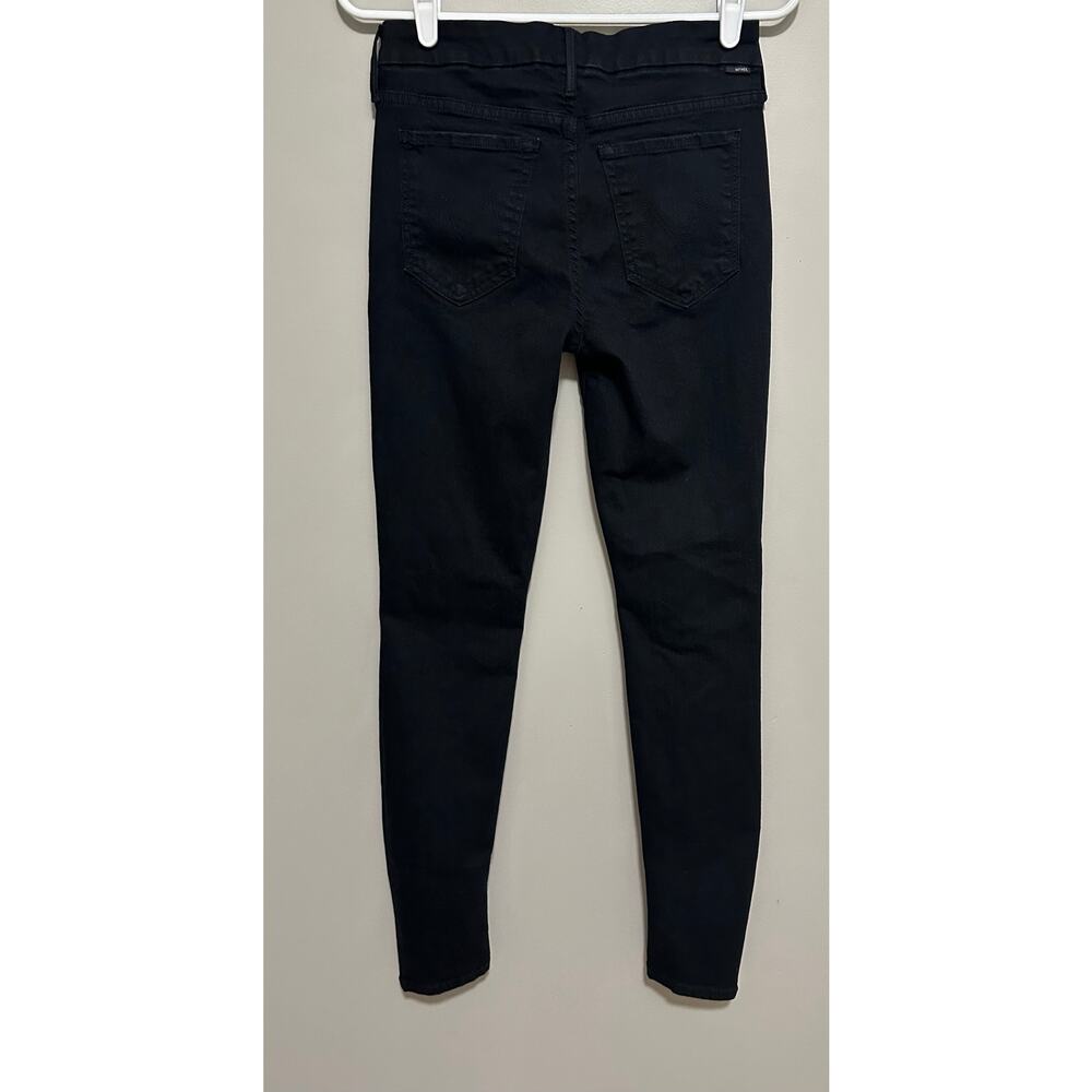 MOTHER The Looker Skinny Jeans in Not Guilty in Black Size 27 - Picture 7 of 10